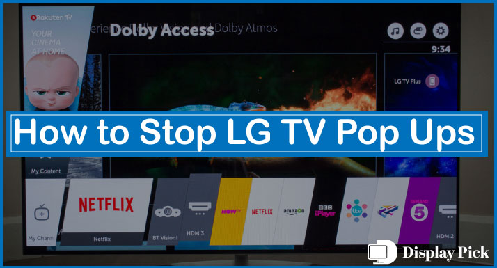How to Stop LG TV Pop Ups