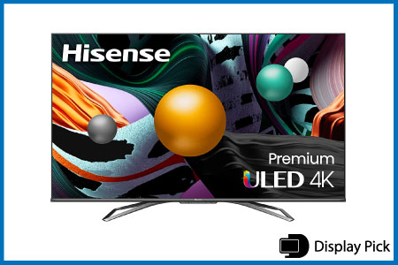 Hisense 55U8G ULED Premium 55-Inch Quantum tv for nintendo switch 