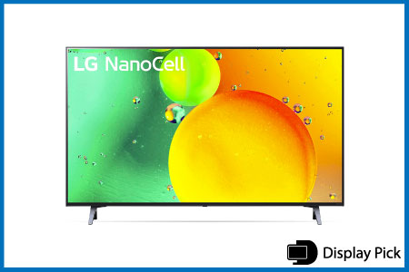 LG NANO75 Series 43-Inch Class Smart TV for CCTV Cameras