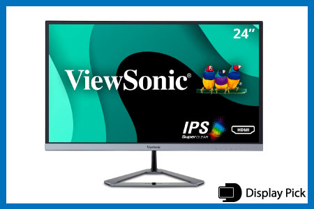 ViewSonic VX2476-SMHD 24 Inch monitor for mac mini