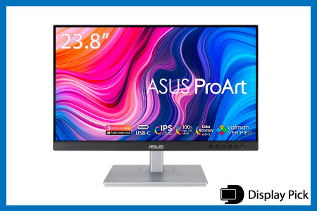 ASUS ProArt Display PA247CV monitor for macbook air