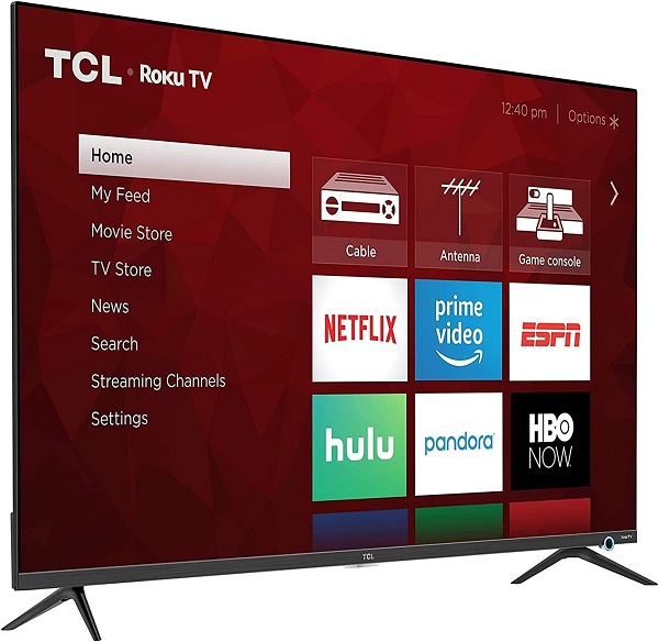 TCL Class 5-Series 4K UHD Dolby Vision HDR Roku Smart TV design