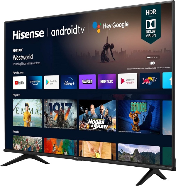 Hisense A6G 4K Ultra HD Android Smart TV design