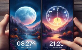 How to Display two time Zones on Samsung